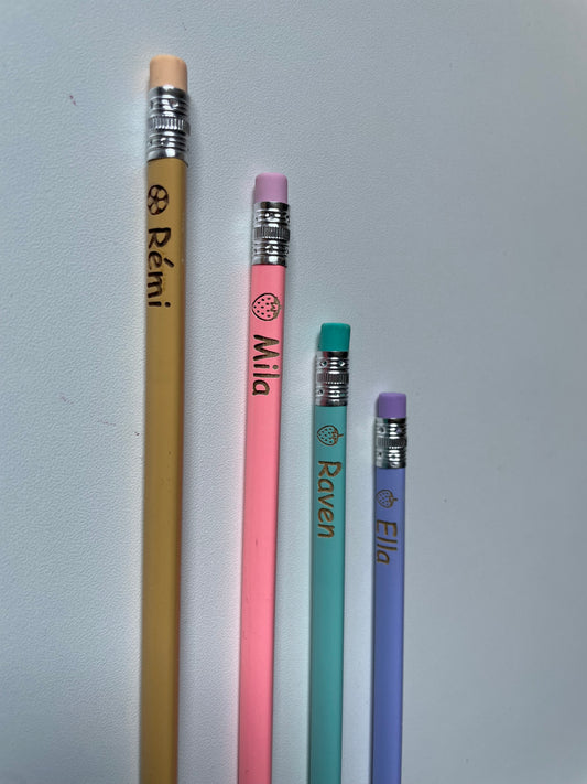 Crayons à mine personnalisés