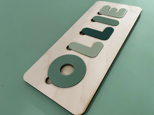 Personalized name puzzle