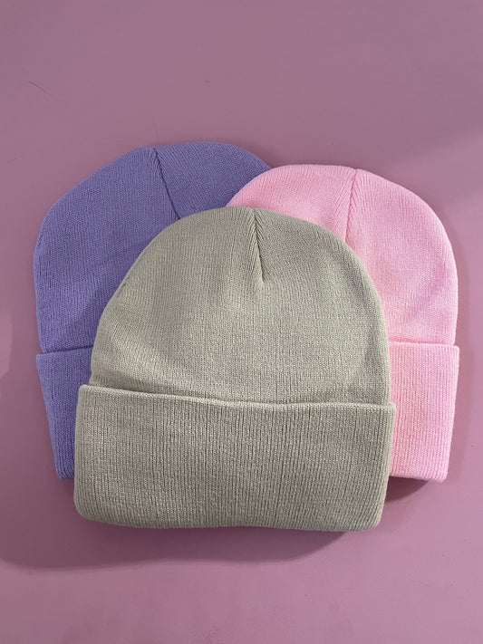 Personalized Name Beanie with Engraved Patch