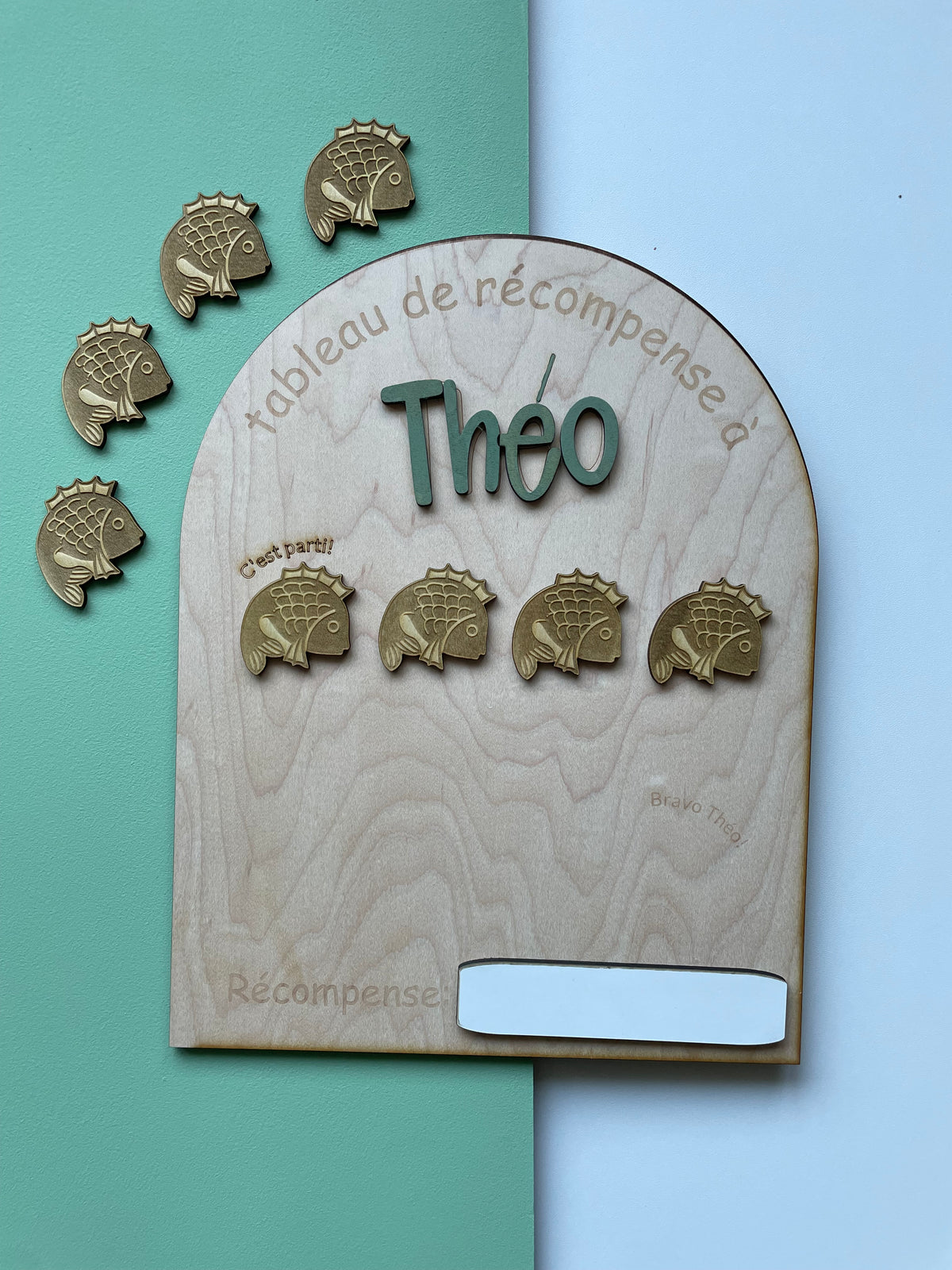 Tableau de Récompense avec Jetons – Encouragement et Motivation pour Enfants