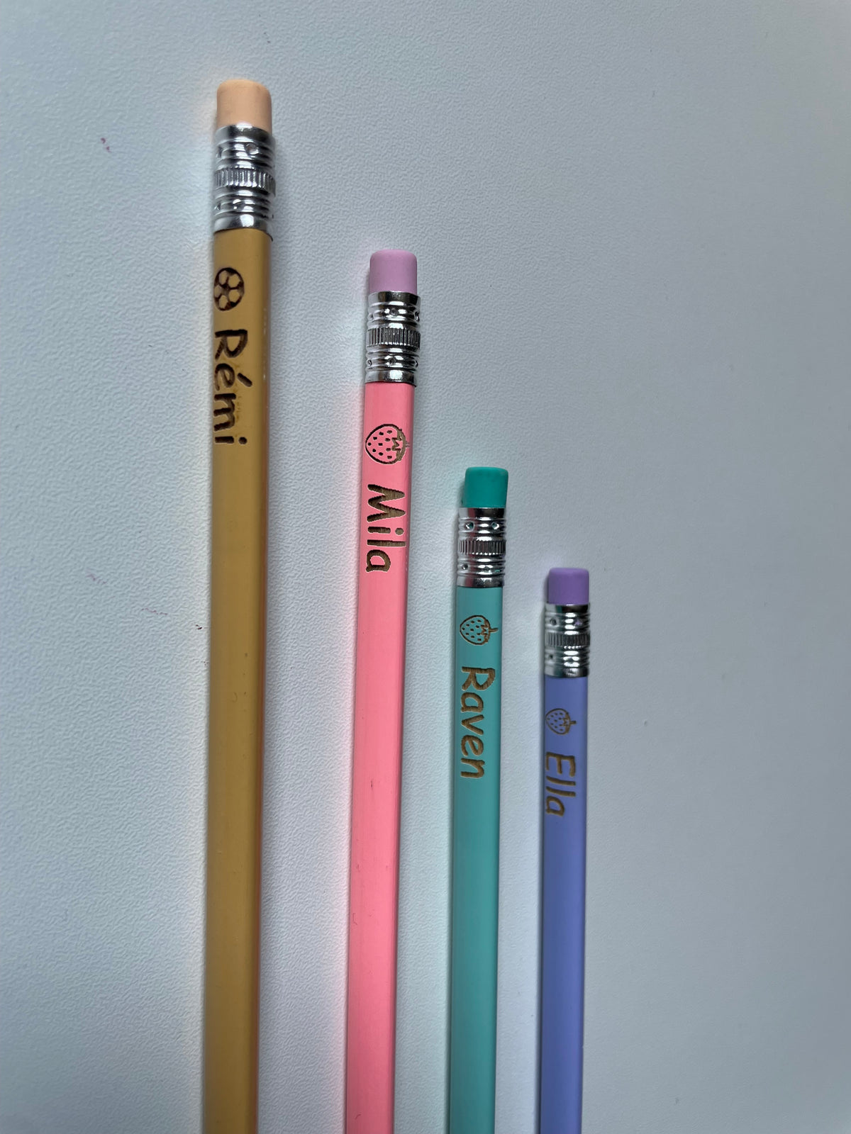 Crayons à mine personnalisés