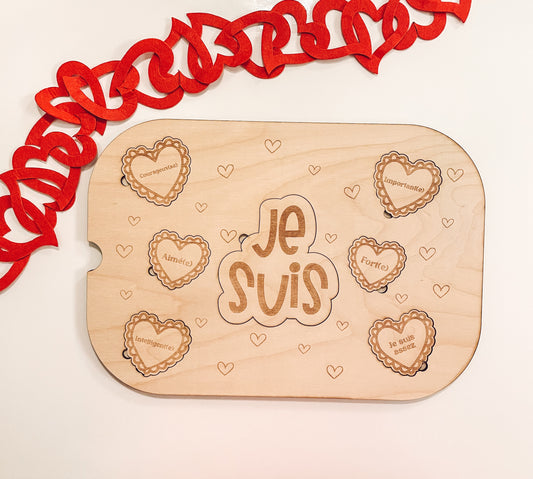 Tableau d’affirmations – Je suis