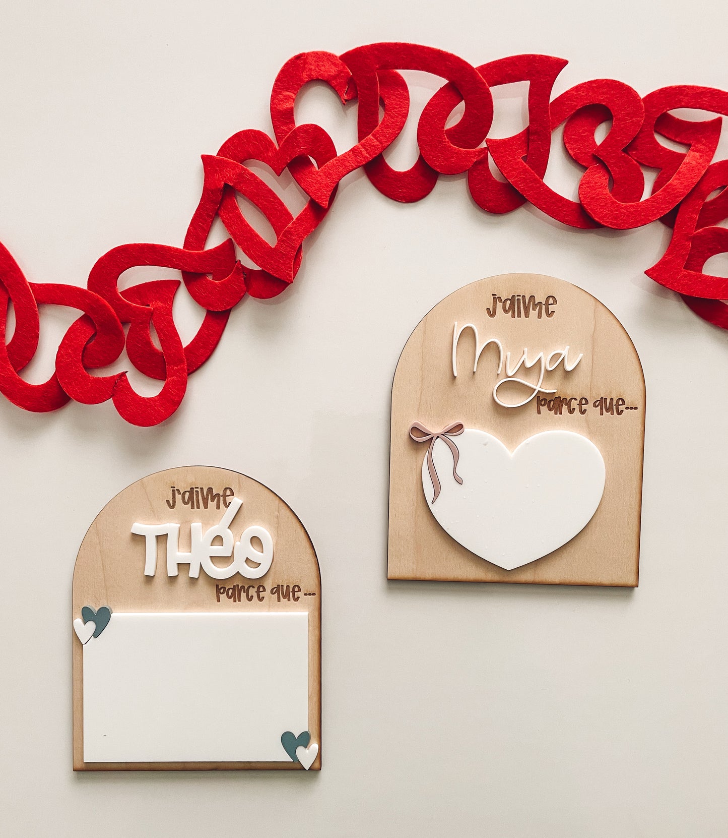 Tableau d’affirmations – J’aime… parce que