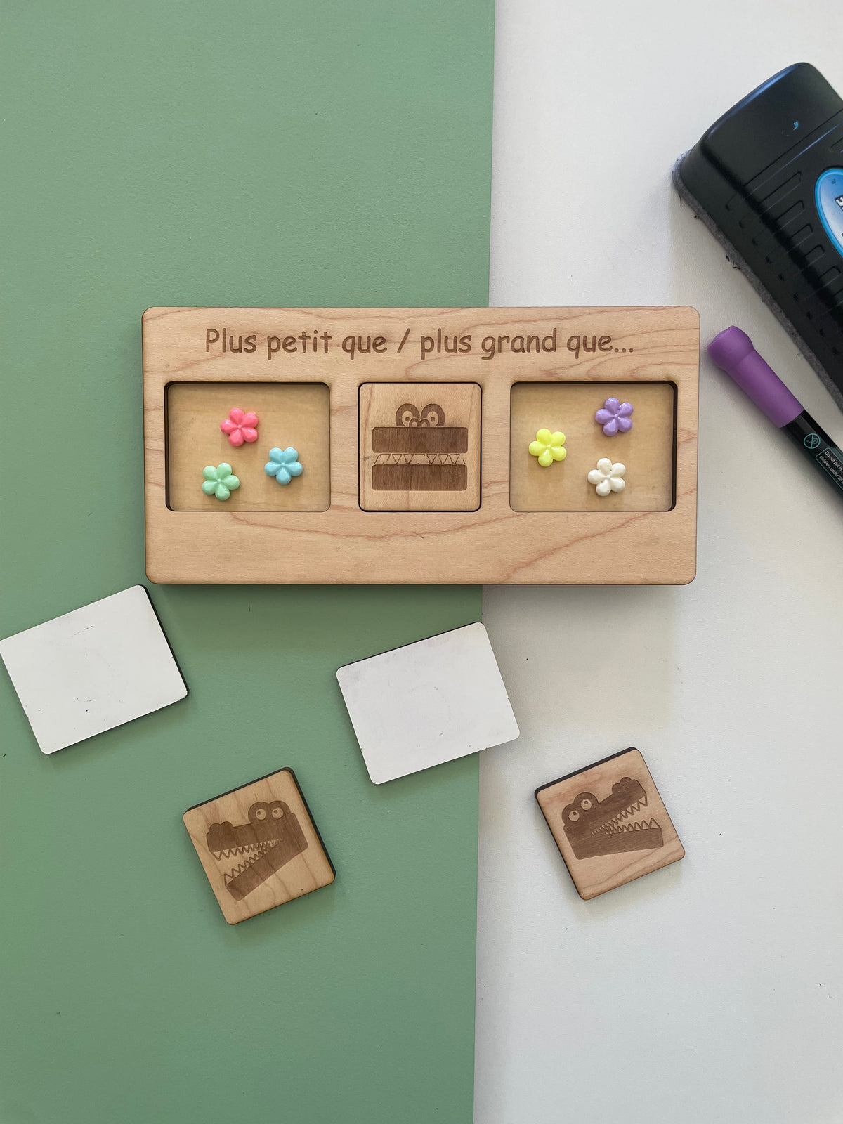 Tableau éducatif – Plus grand que / Plus petit que