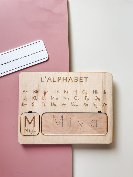 Tableau Alphabet Personnalisé en Bois