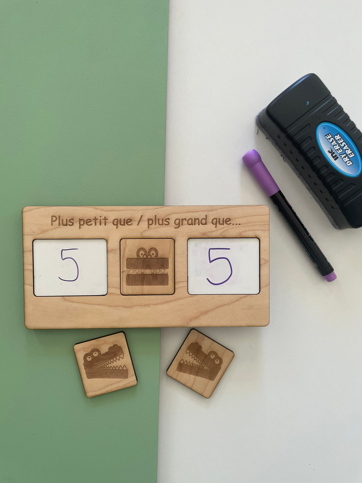 Tableau éducatif – Plus grand que / Plus petit que