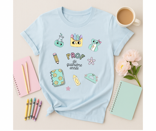 T-shirt manches courte – Prof de Quatrième