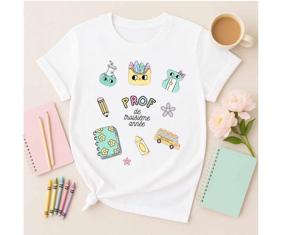 T-shirt manches courte – Prof de Troisième