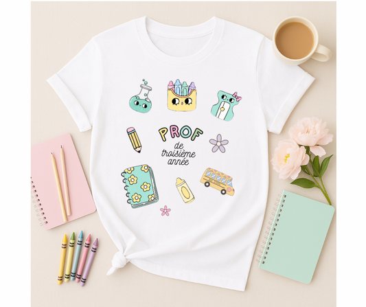 T-shirt manches courte – Prof de Troisième