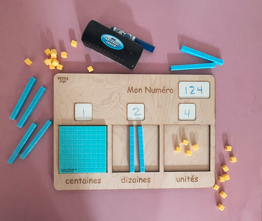 Tableau de numération – Centaines, Dizaines et Unités