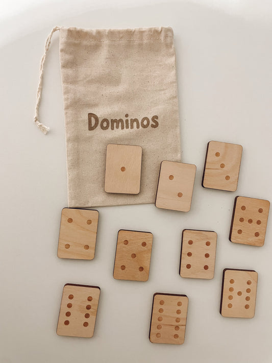 Ensemble de jettons en bois