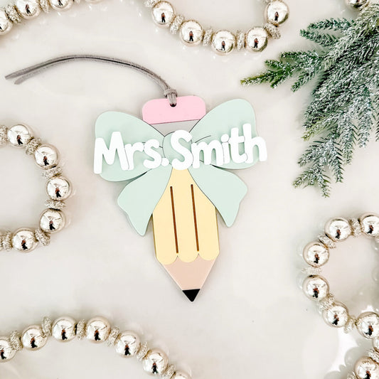 Ornement Enseignant – Crayon