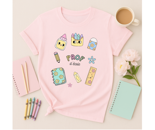 T-shirt manches courte – Prof d'école